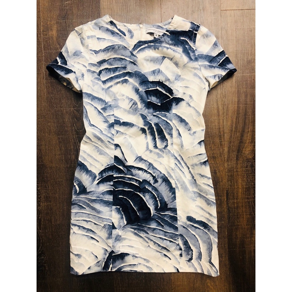 Carolina Herrera Wave Cocktail Dress
